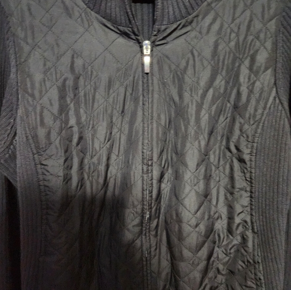 Croft & Barrow Black Quilted Jacket - Picture 5 of 10